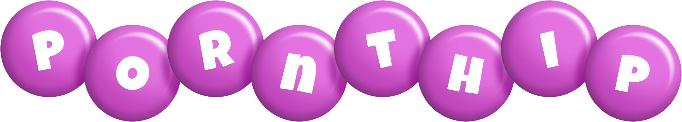 Pornthip candy-purple logo