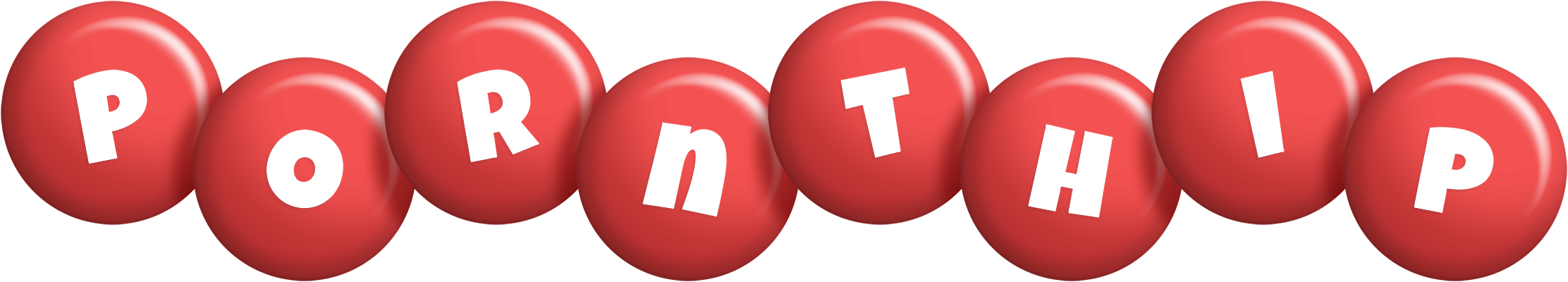 Pornthip candy-red logo