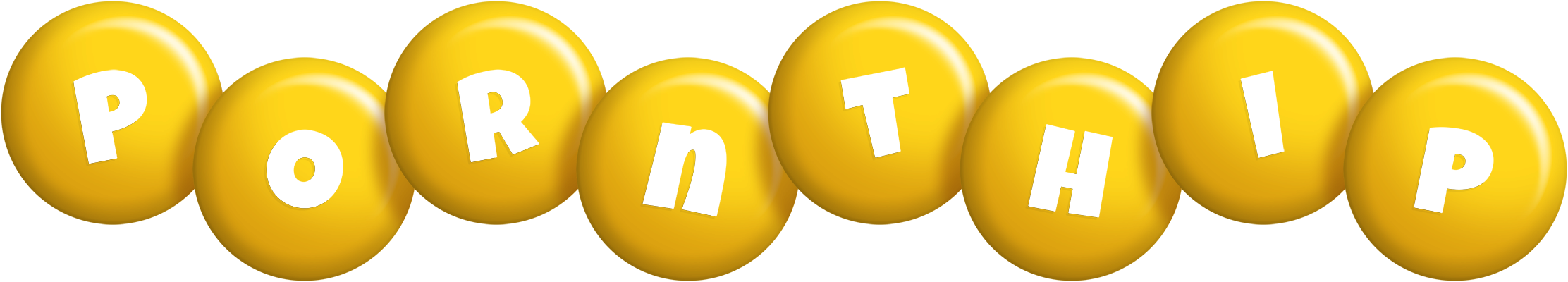 Pornthip candy-yellow logo