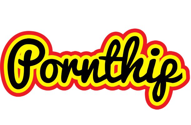 Pornthip flaming logo