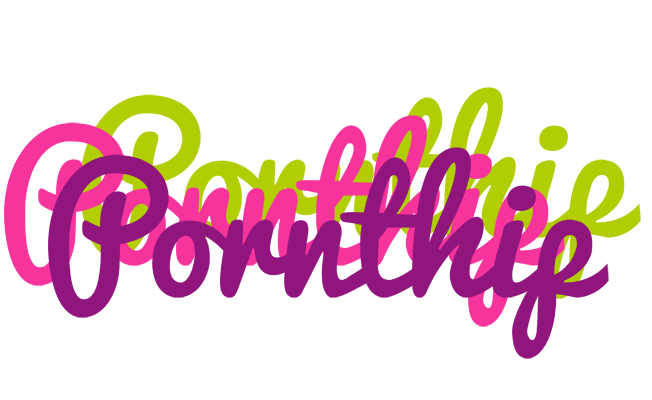 Pornthip flowers logo