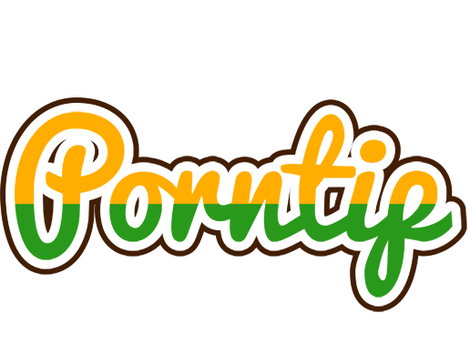 Porntip banana logo