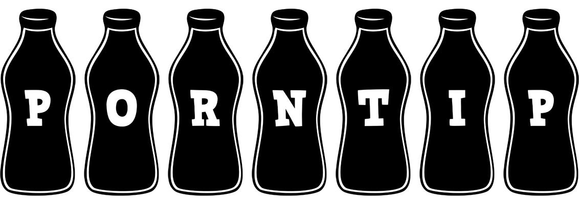 Porntip bottle logo
