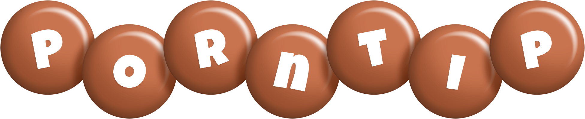 Porntip candy-brown logo