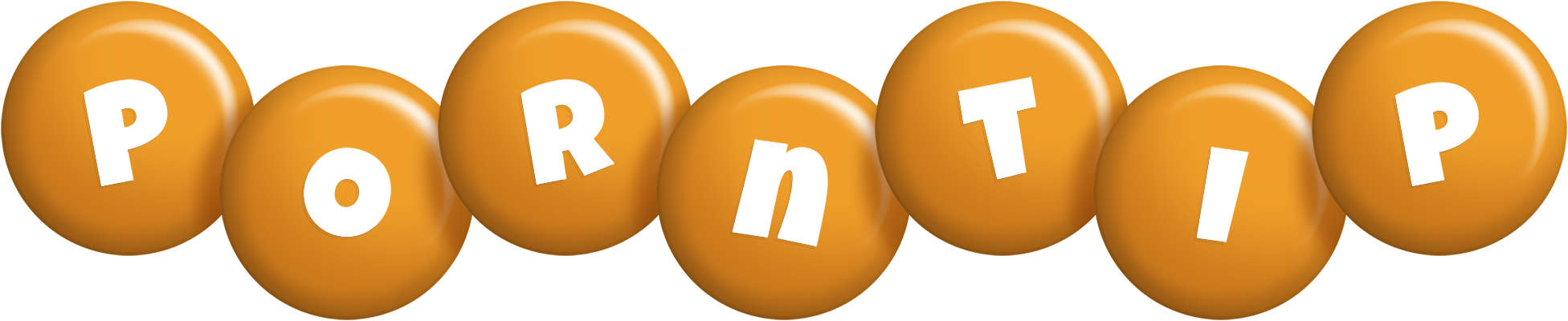 Porntip candy-orange logo