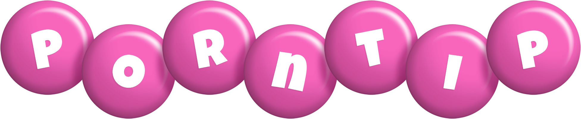 Porntip candy-pink logo