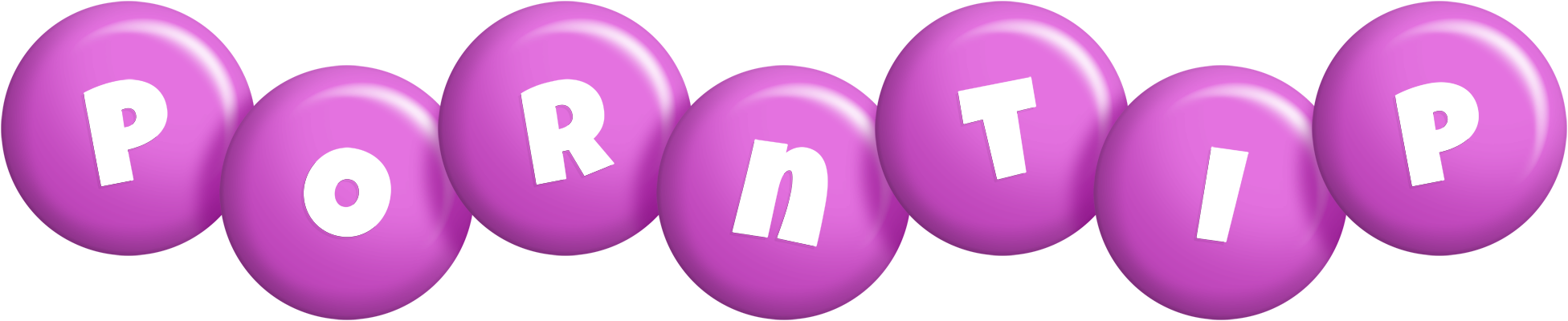 Porntip candy-purple logo