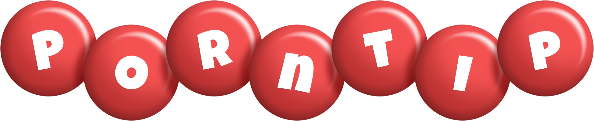 Porntip candy-red logo