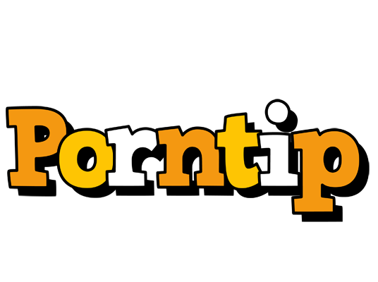 Porntip cartoon logo