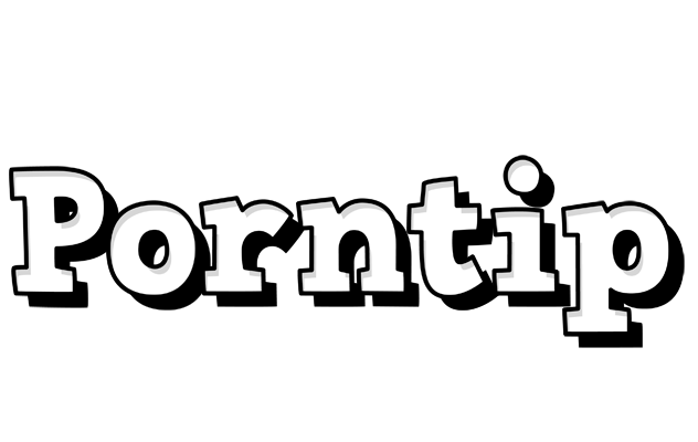 Porntip snowing logo