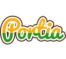 Portia banana logo