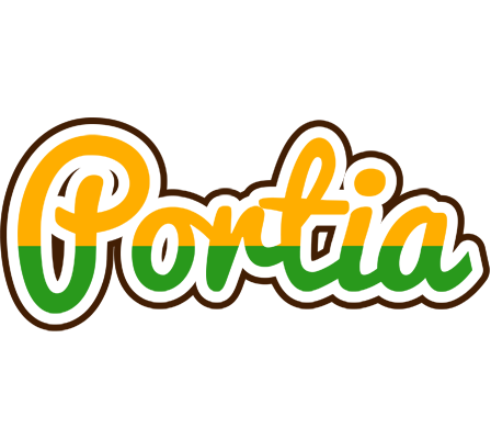 Portia banana logo