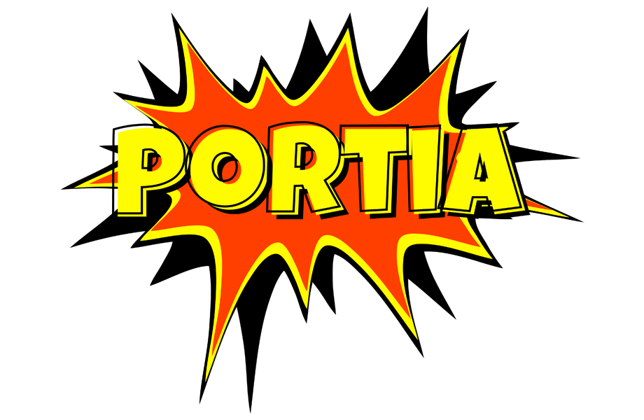 Portia bazinga logo