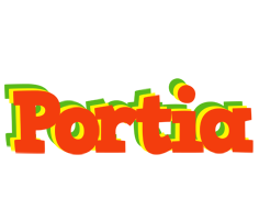 Portia bbq logo