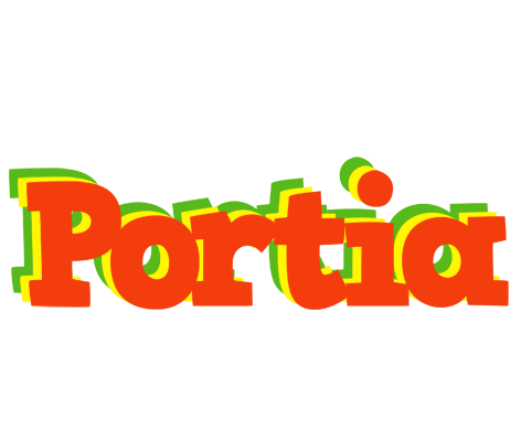 Portia bbq logo