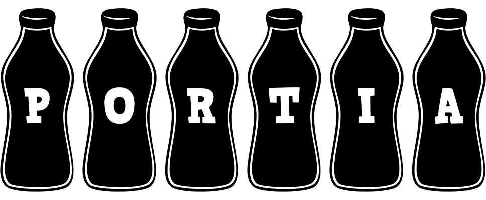 Portia bottle logo