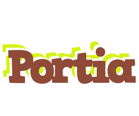 Portia caffeebar logo