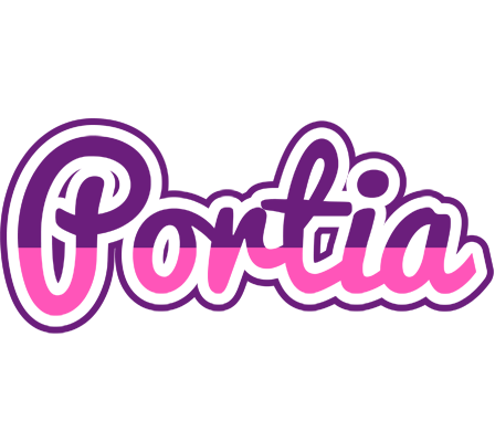 Portia cheerful logo