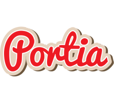 Portia chocolate logo