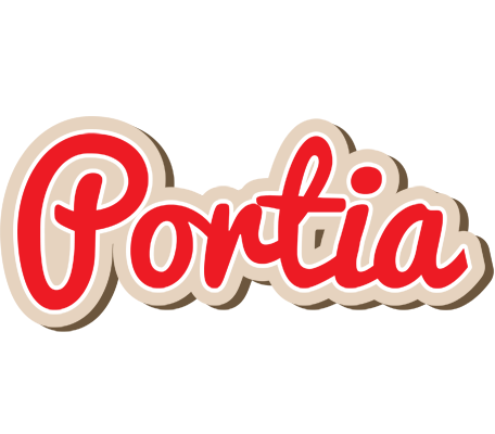 Portia chocolate logo