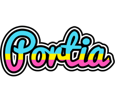 Portia circus logo