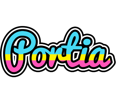 Portia circus logo