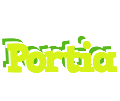 Portia citrus logo