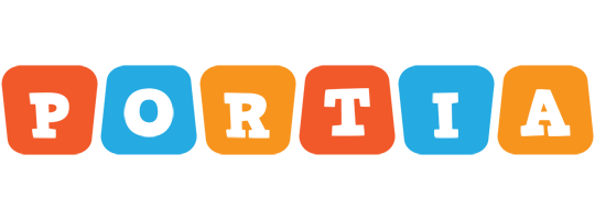 Portia comics logo