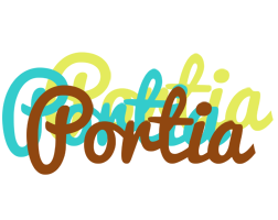 Portia cupcake logo