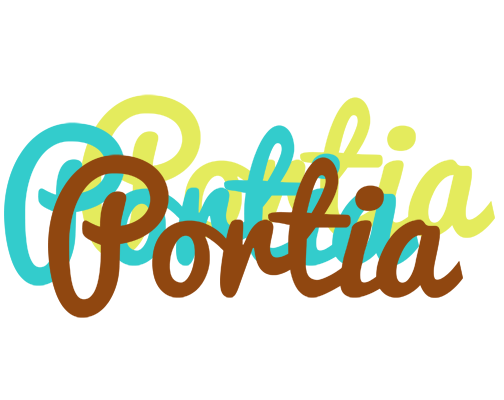 Portia cupcake logo