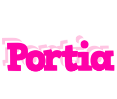 Portia dancing logo