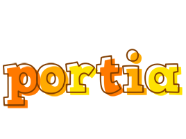 Portia desert logo