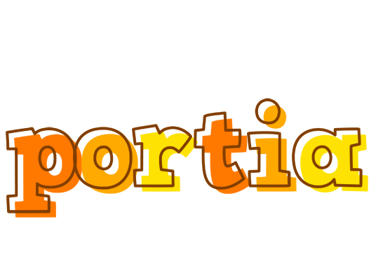 Portia desert logo