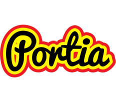 Portia flaming logo