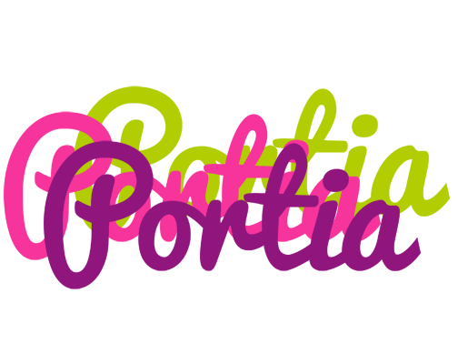 Portia flowers logo