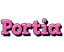 Portia girlish logo