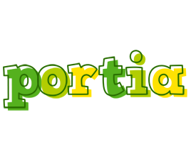 Portia juice logo