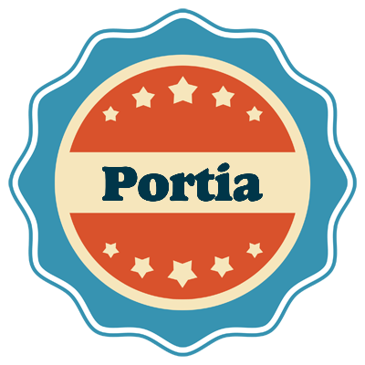 Portia labels logo