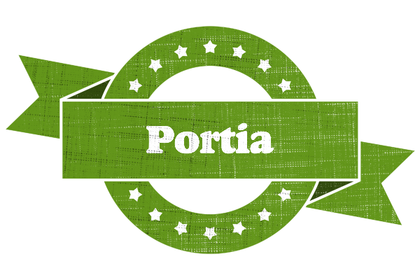 Portia natural logo