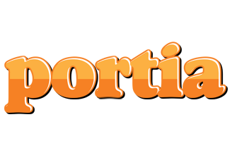 Portia orange logo