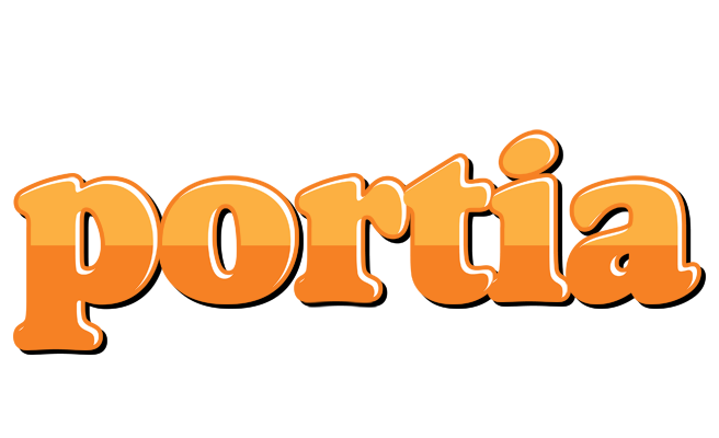 Portia orange logo