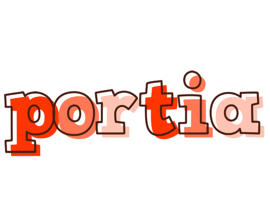Portia paint logo