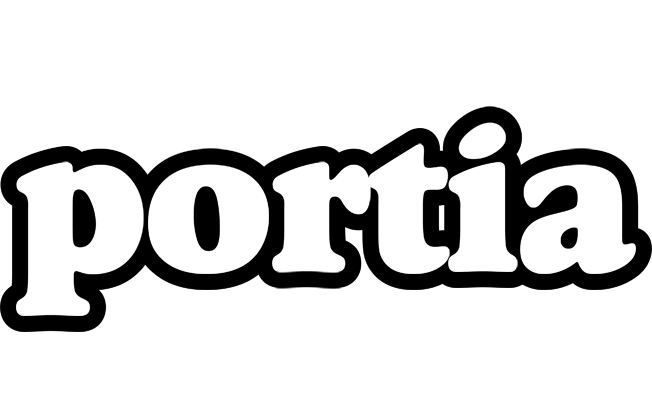 Portia panda logo