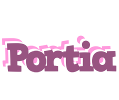 Portia relaxing logo