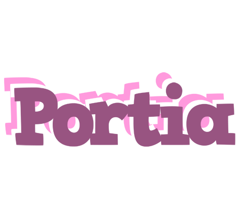 Portia relaxing logo