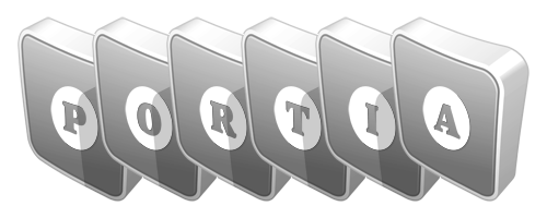 Portia silver logo