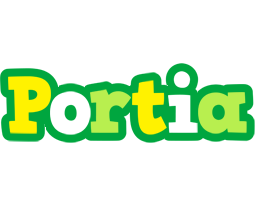 Portia soccer logo