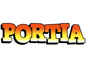 Portia sunset logo