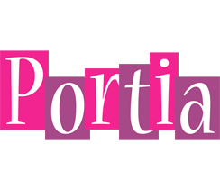 Portia whine logo