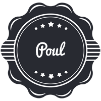 Poul badge logo